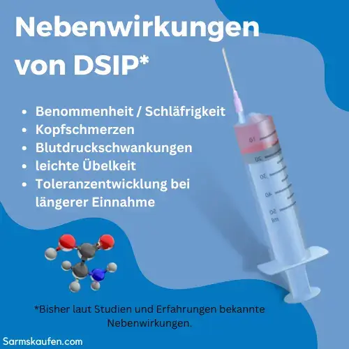 Nebenwirkungen von DSIP.