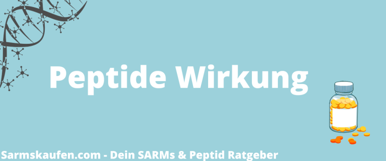 Titelgrafik zur Wirkung von Peptiden im Bodybuilding.